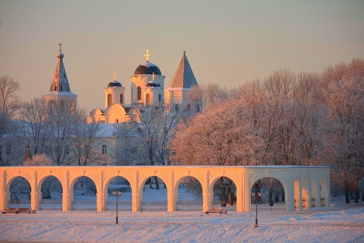 Великий Новгород Кремль зима