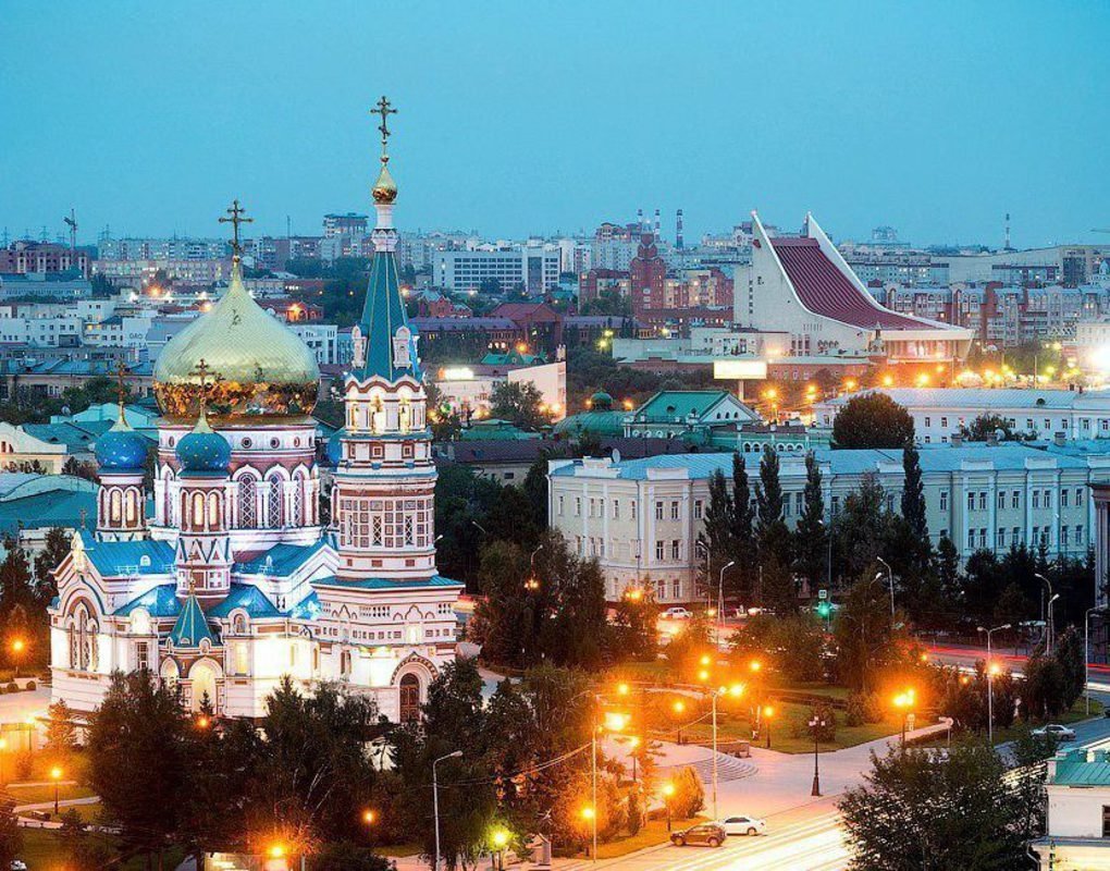 Омск центр города