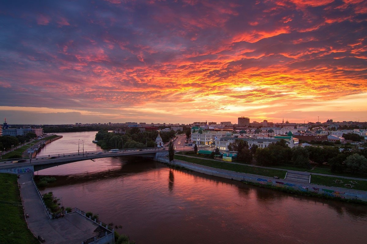 Омск панорама