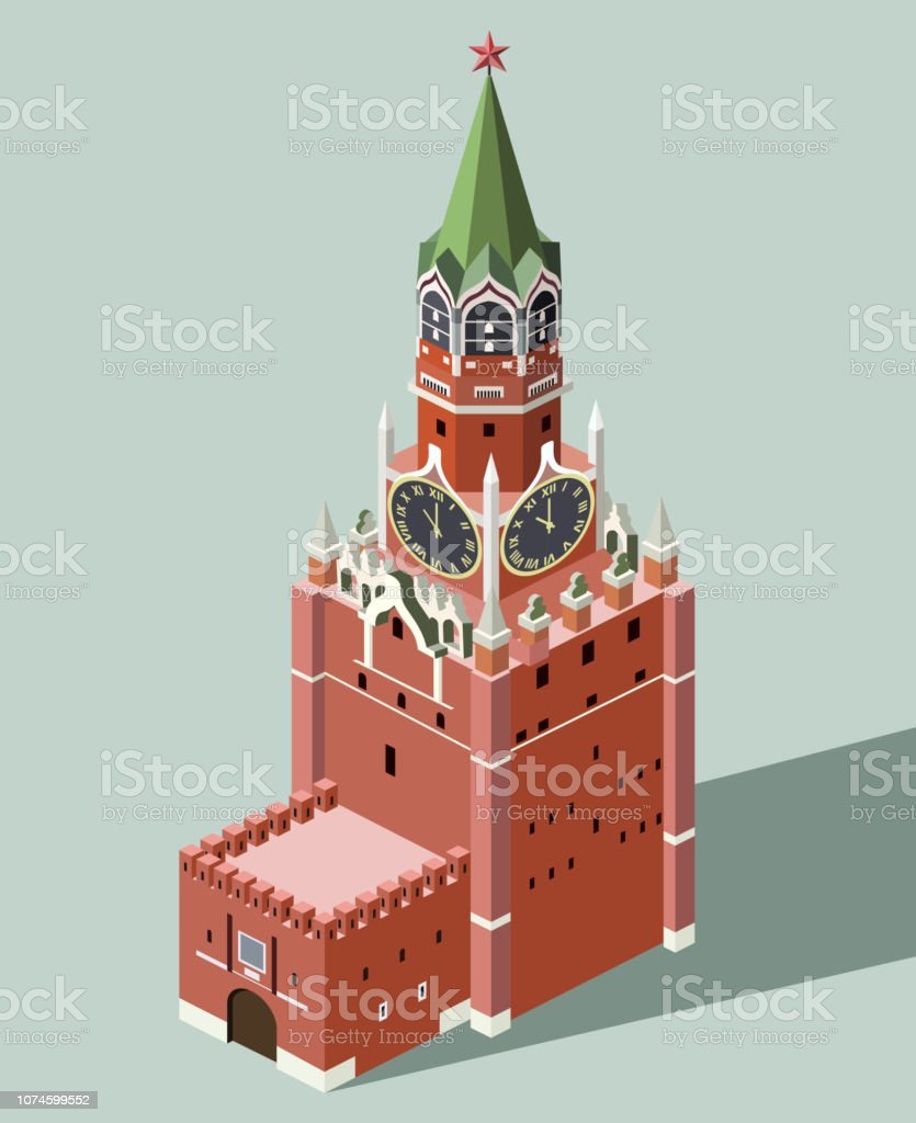 Спасская башня Московского Кремля план