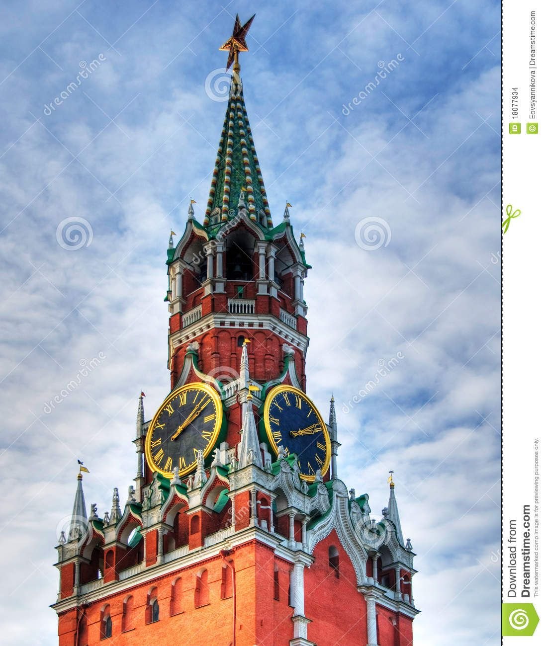 Часовая башня Кремля Москва