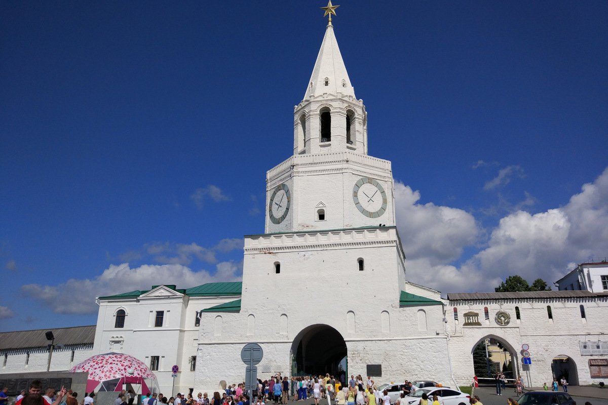 Спасская башня казанский кремль