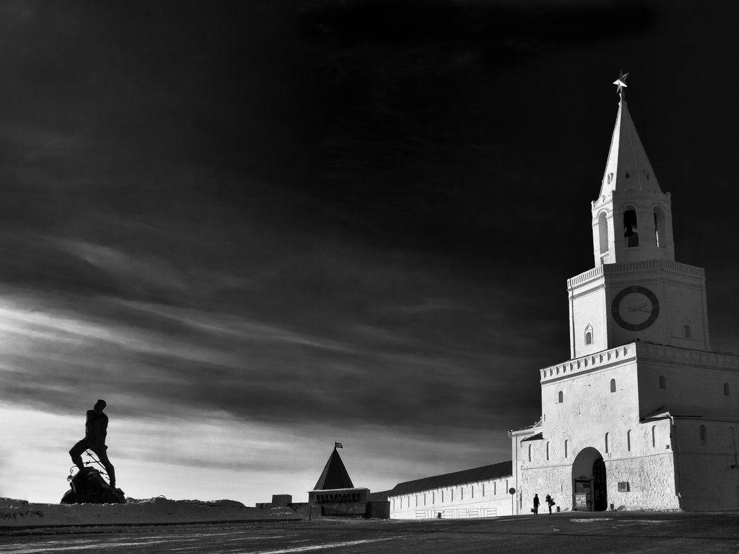 казанский кремль спасская башня старые