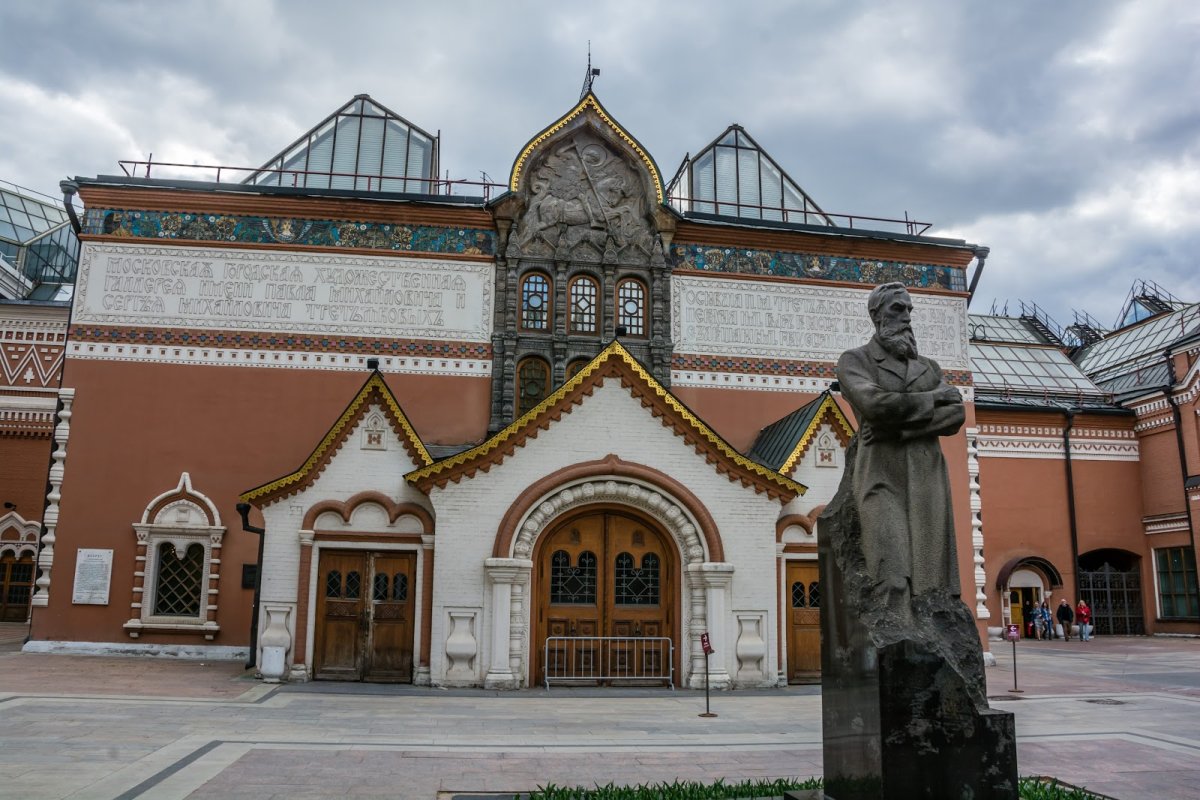 Фасад третьяковской галереи васнецов