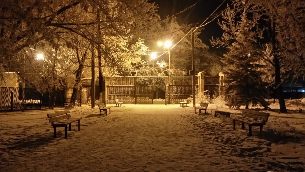 Зима в городе