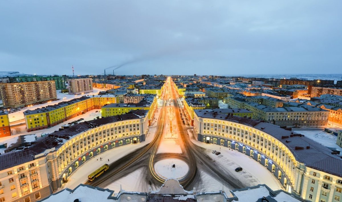 Север город Норильск