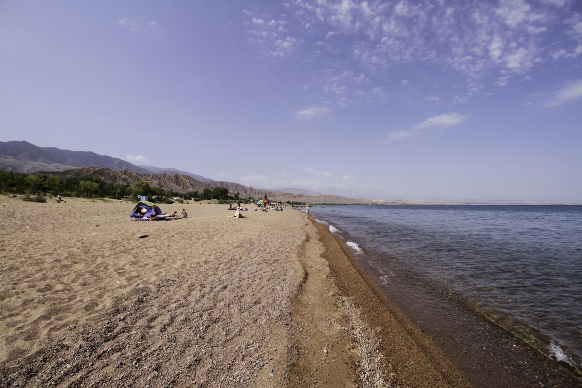 Пляж Акбермет Иссык Куль