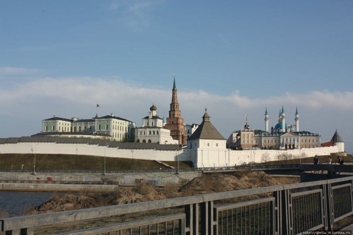 Казань вид на Кремль с Кировской дамбы