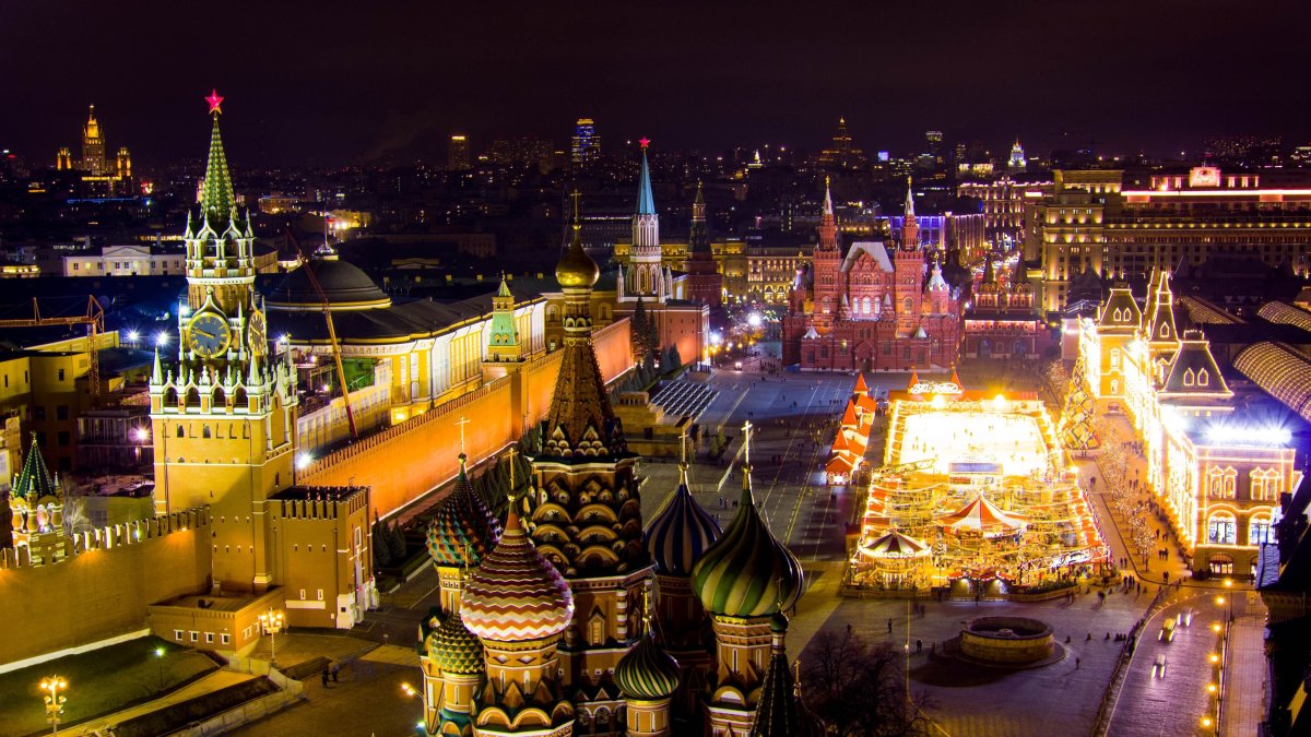 Москва Кремль 4к
