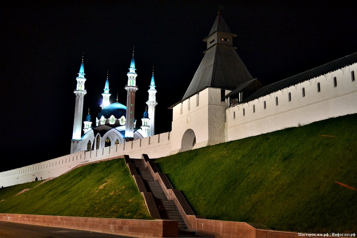 Ночной Кремль Казань
