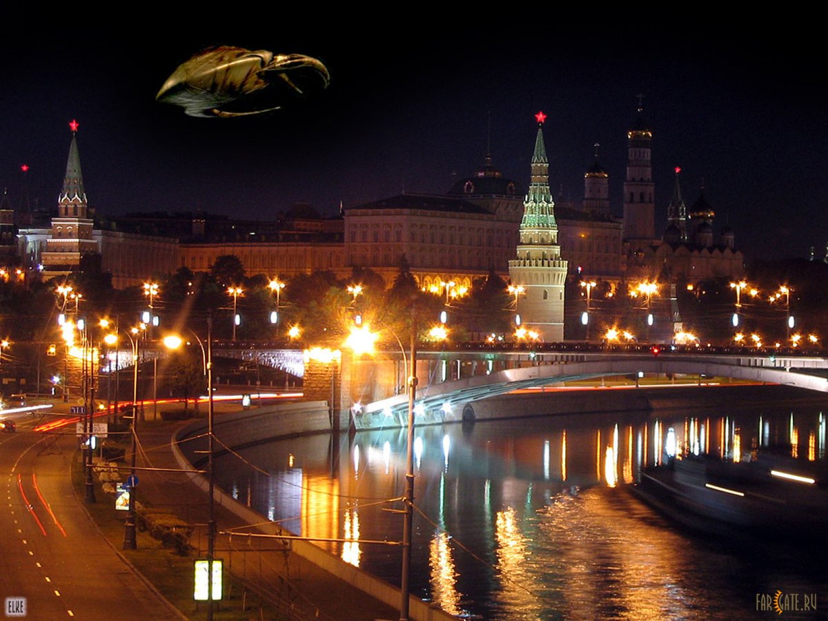 Москва ночью