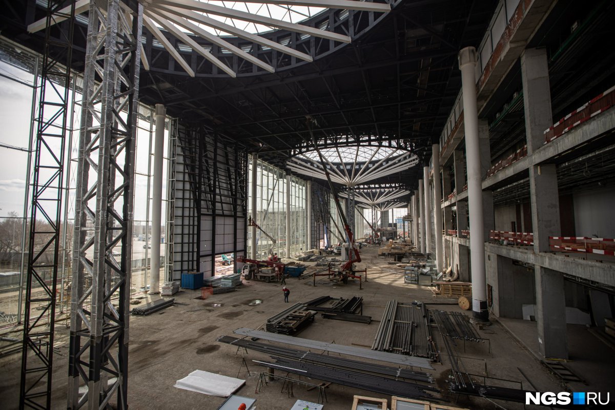 Новый терминал Толмачево Новосибирск