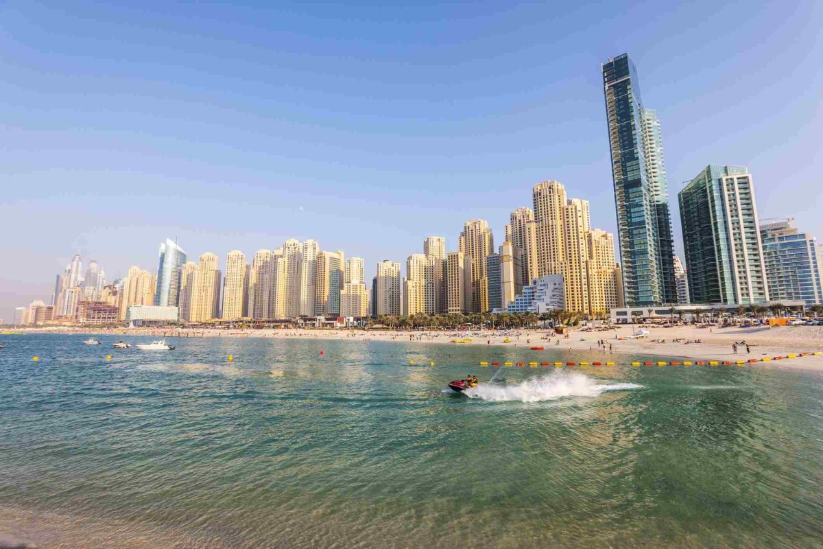 Пляж JBR Дубай Марина