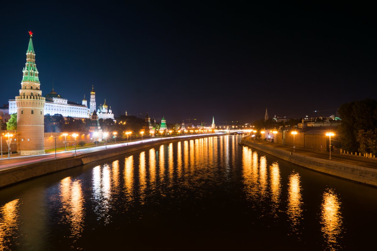 Ночной Кремль Москва