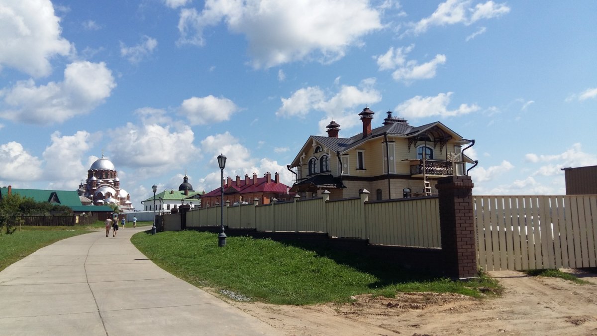 Цитадель завоевателя на остров град Свияжск Казань