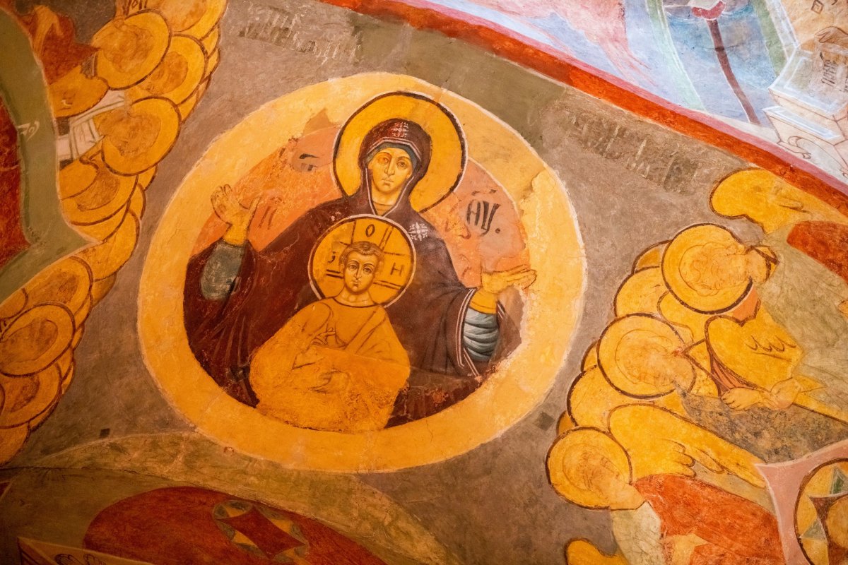 Успенский собор свияжск фрески
