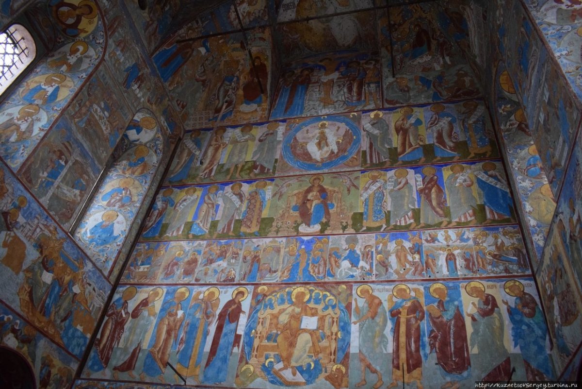 Фрески церкви Иоанна Богослова Ростовского Кремля (1683)
