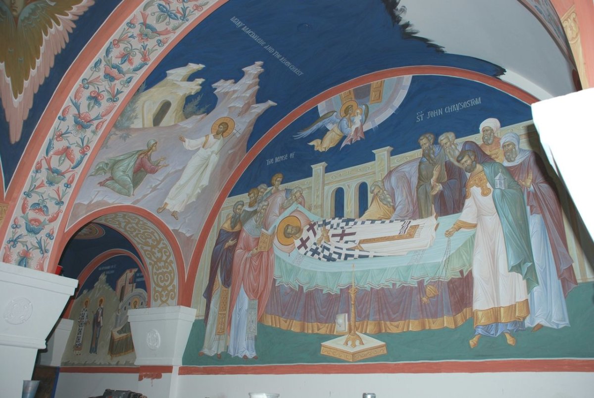 Храм Иоанна Златоуста роспись храма