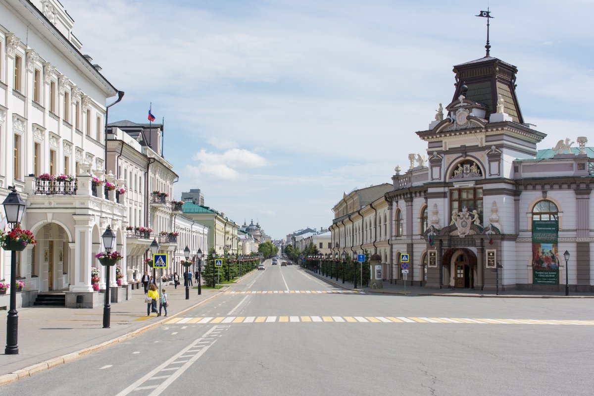 Казань улицы в центре