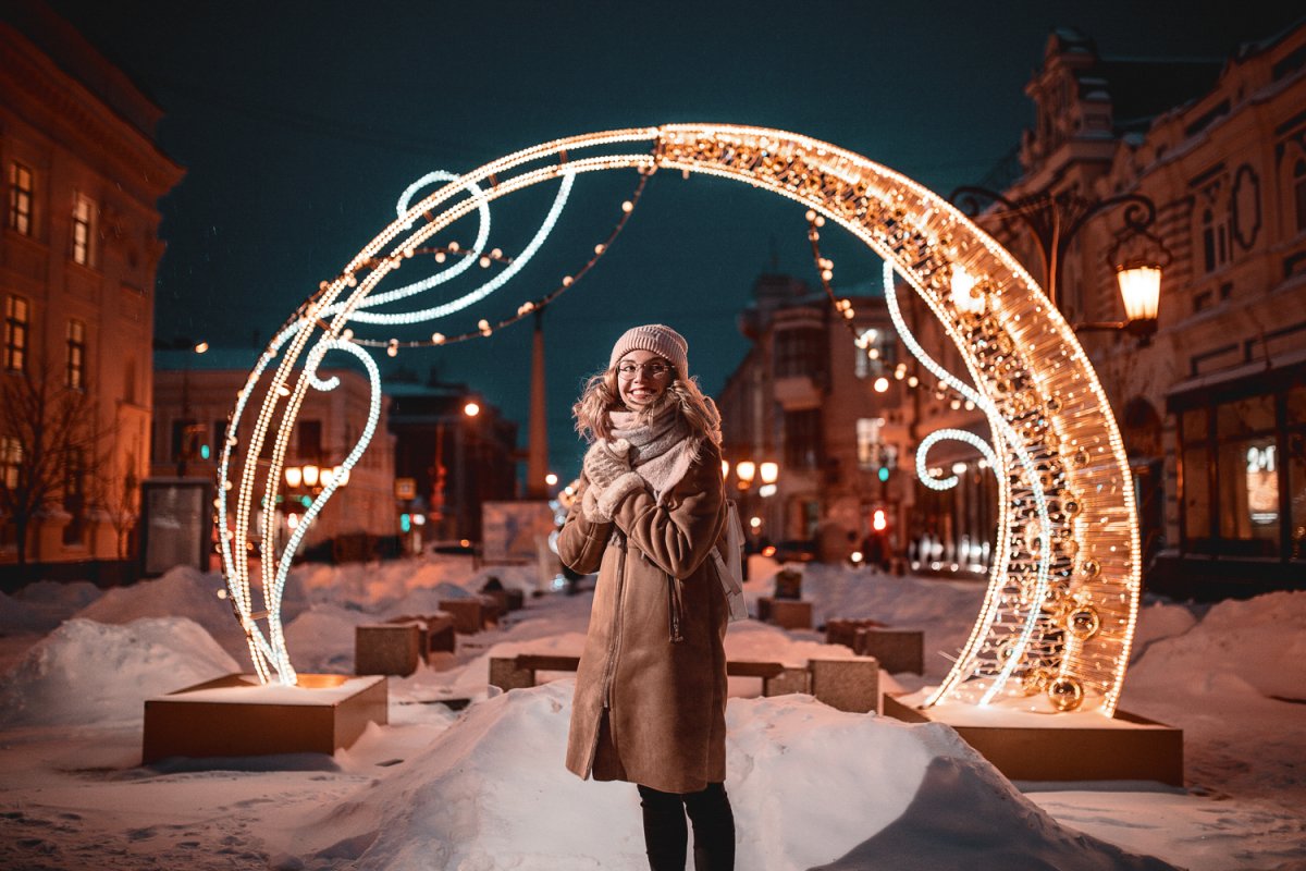 Новый год в городе фотосессия