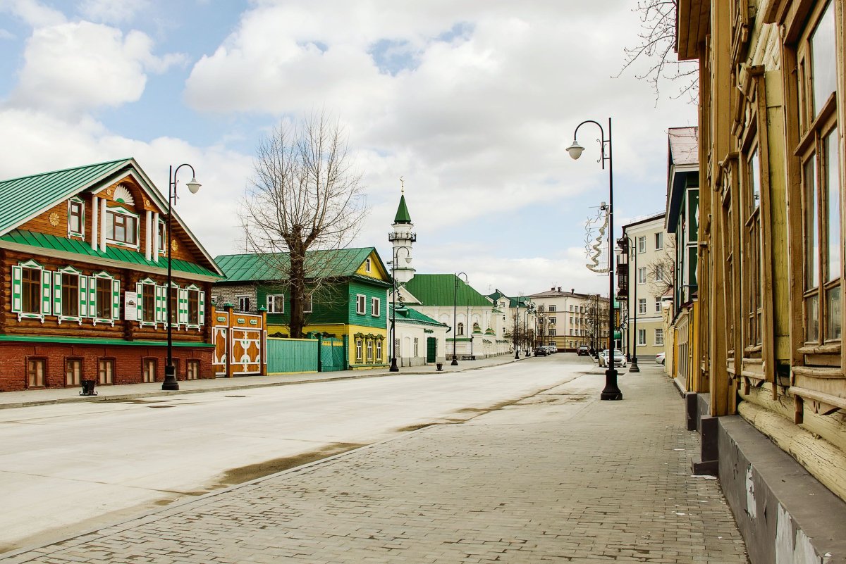 Старо-Татарская Слобода в Казани улица Насыри Каюма