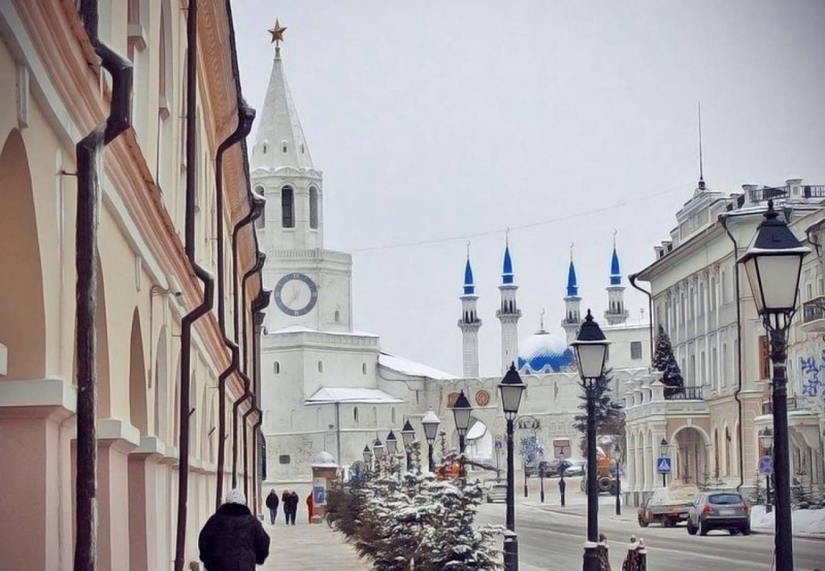 Казань Баумана зима