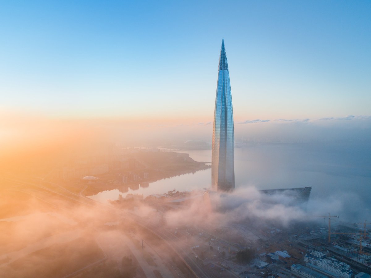 Лахта-центр в Санкт-Петербурге обои