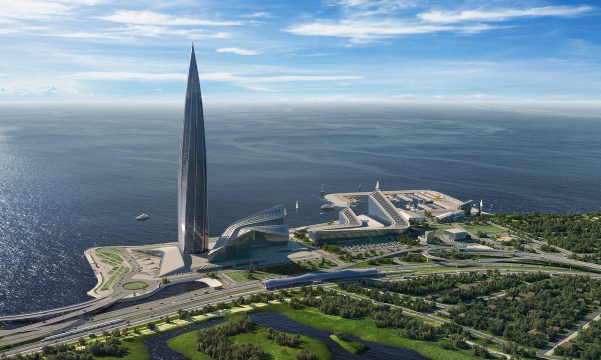 Санкт-Петербург небоскреб Лахта