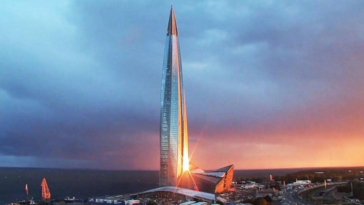 Газпром небоскреб Лахта