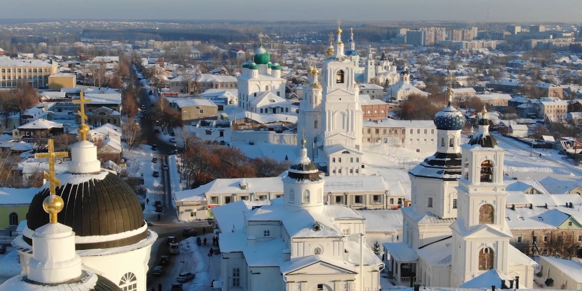 Арзамас с высоты птичьего полета