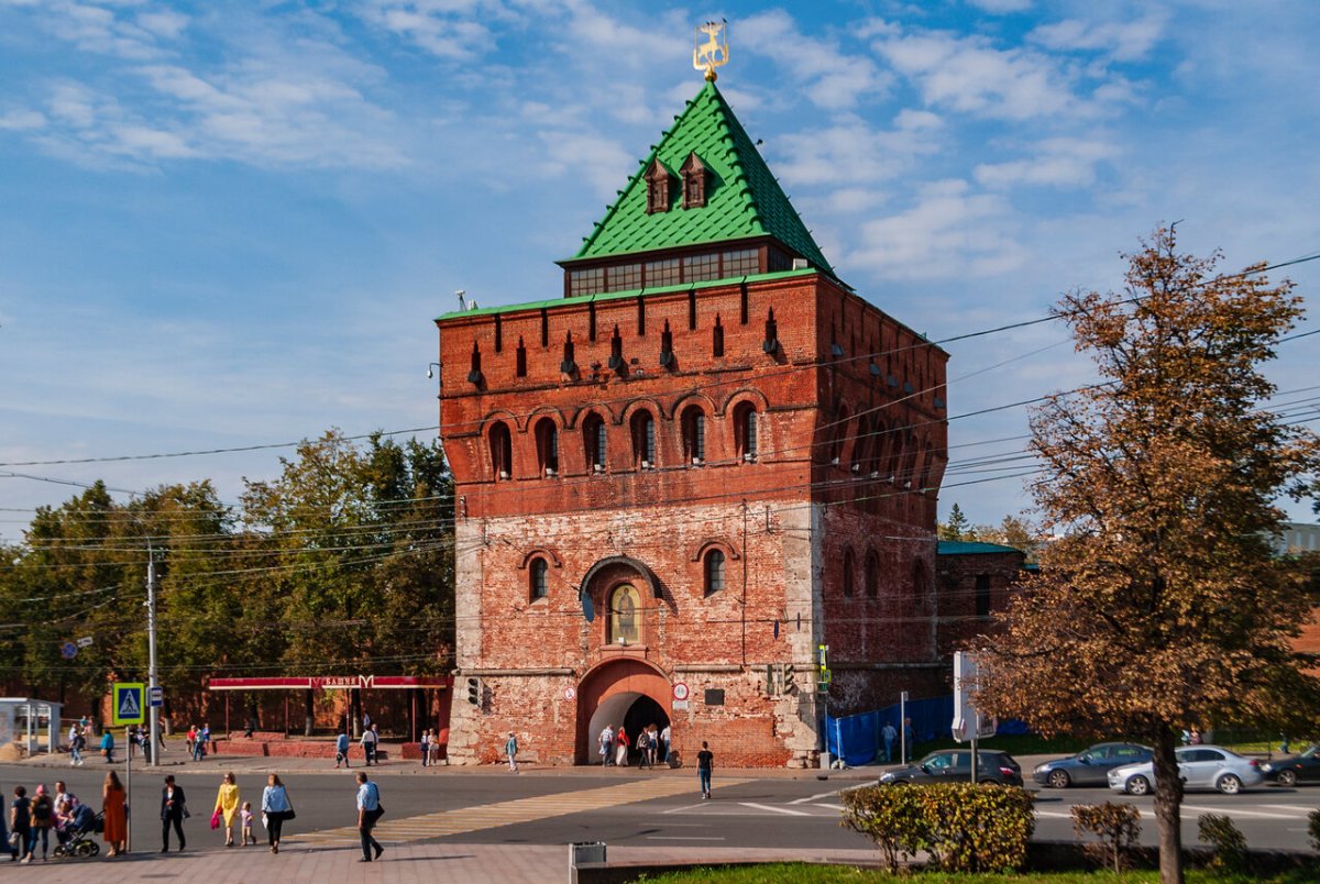 Нижегородский Кремль Нижний Новгород Дмитриевская башня
