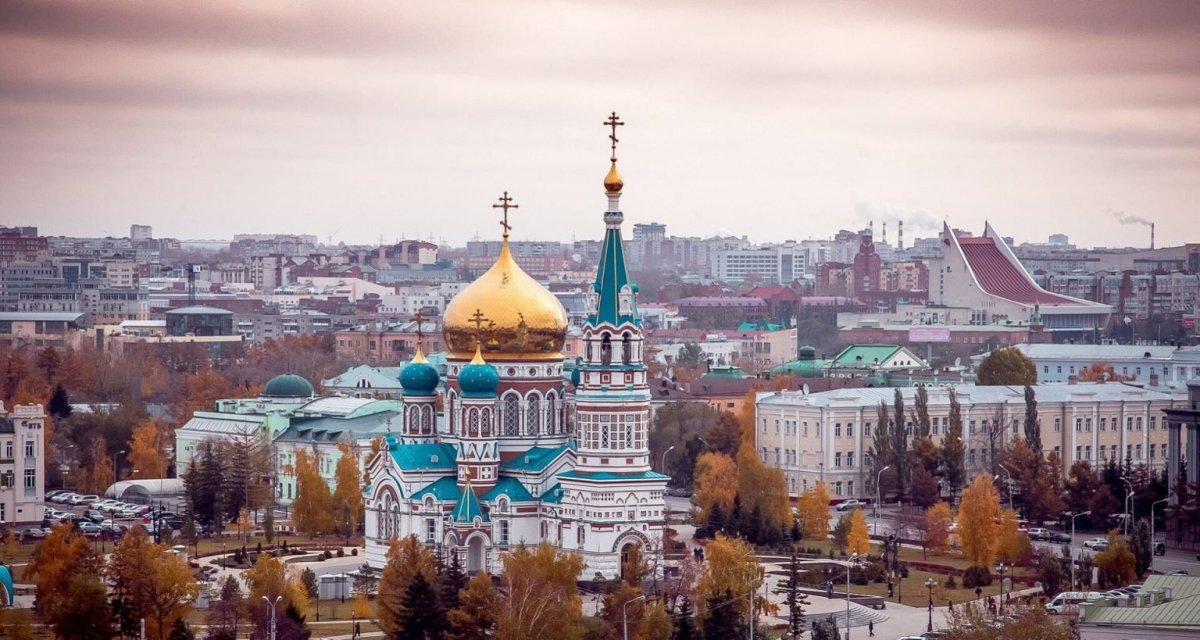 Соборная площадь Омск