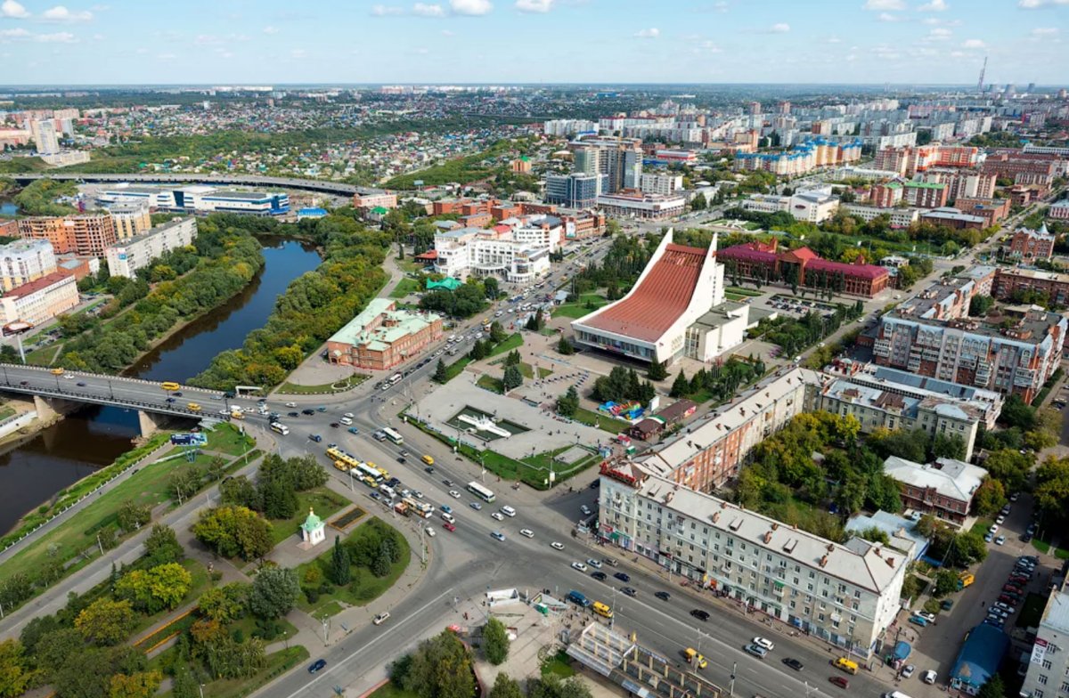Омск центр города сейчас