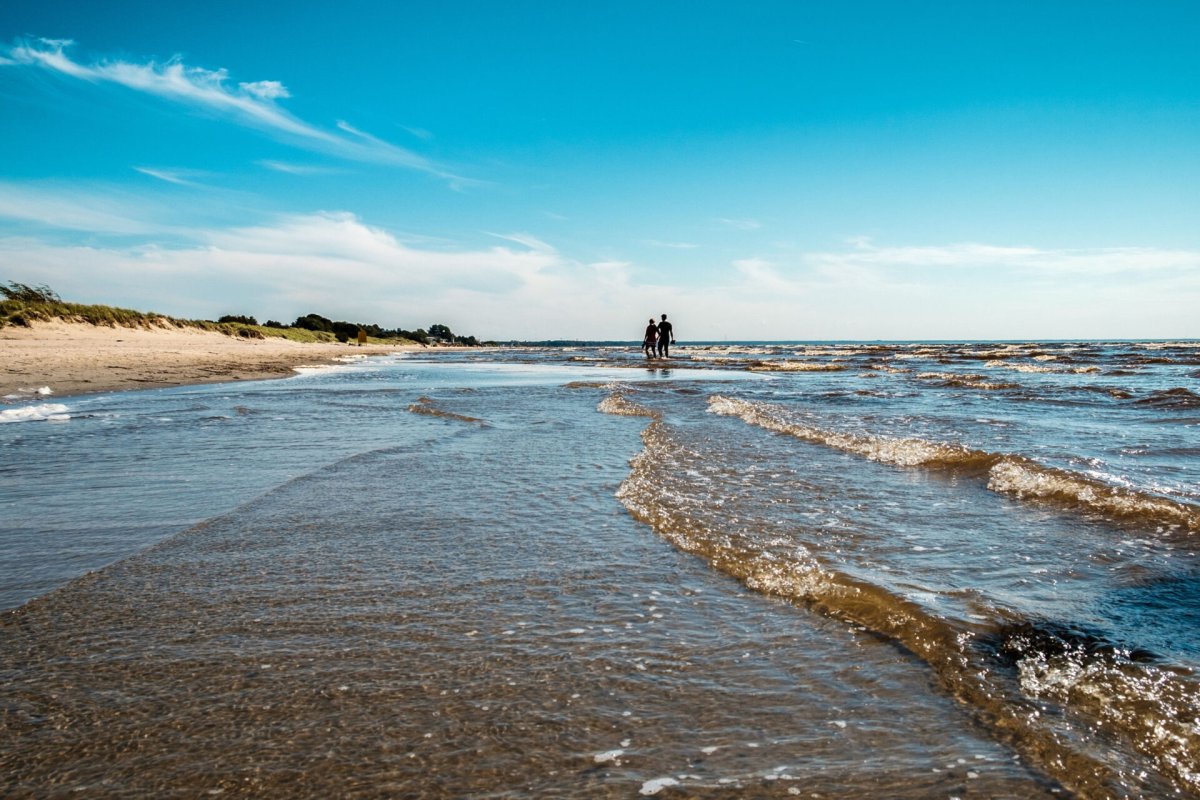 Эстония побережье Балтийского моря