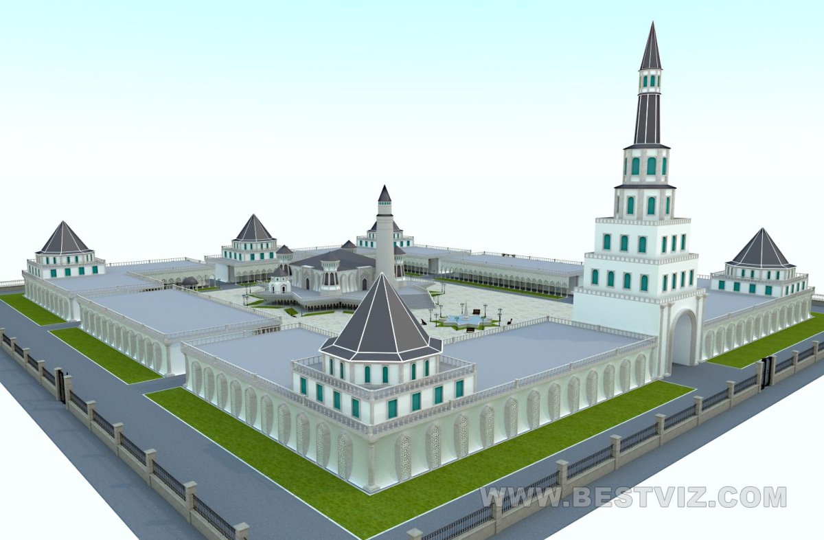 Казанский Кремль майнкрафт