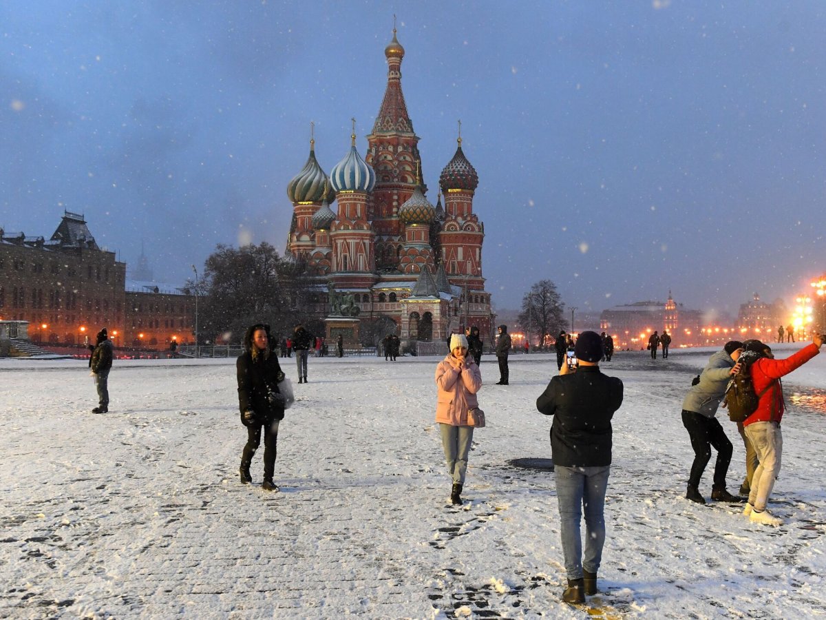 Красная площадь зимой