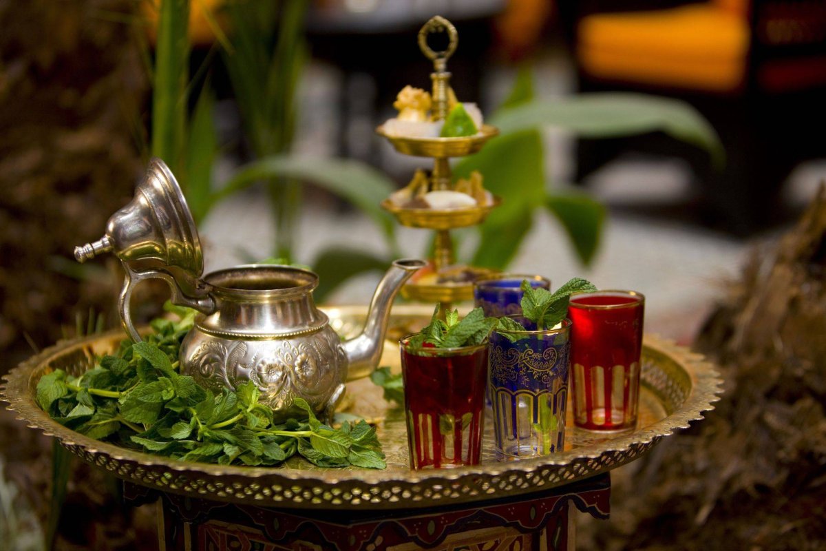 Moroccan марокканский мятный чай,