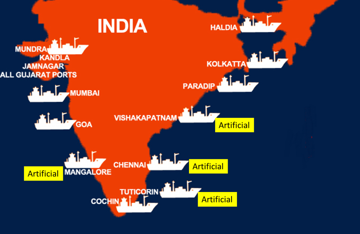 Нава шева. Порт Мундра Индия на карте. Крупнейшие морские Порты Индии на карте. Крупные Порты Индии на карте. Порты Индии на карте.