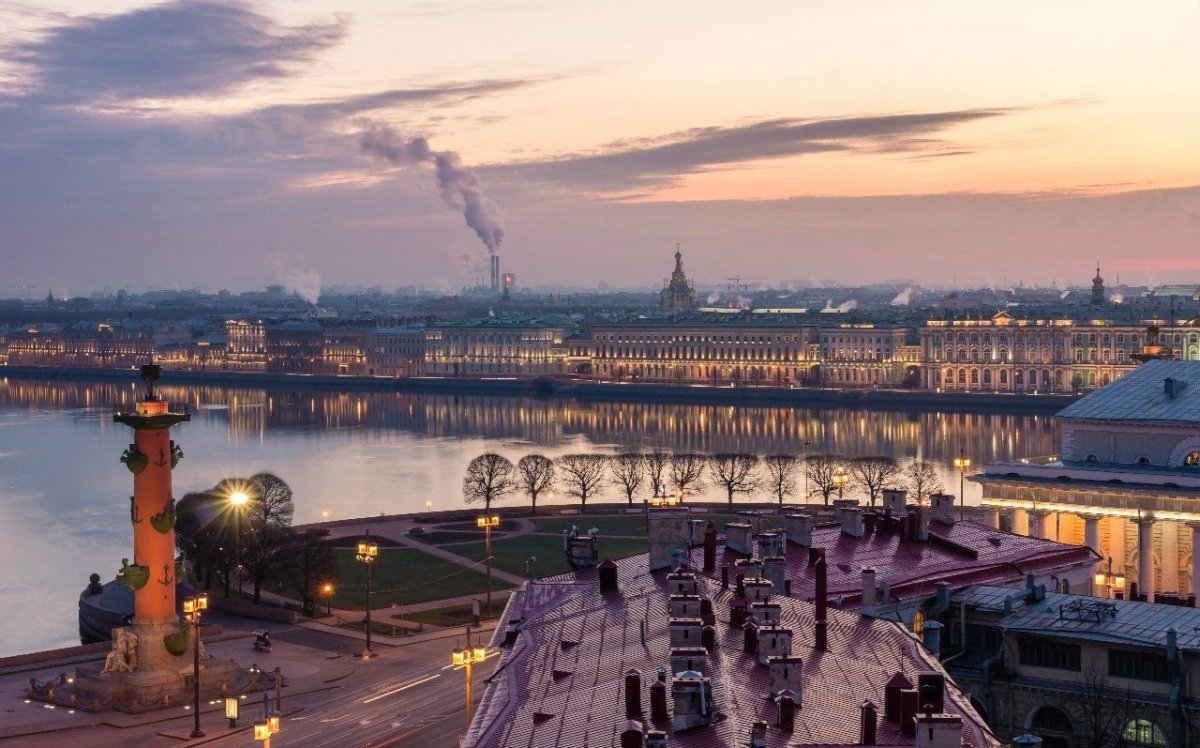 Нева в ноябре Санкт Петербург