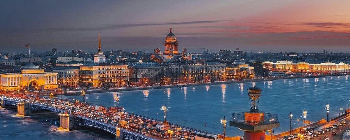 Санкт-Петербург панорама Нева