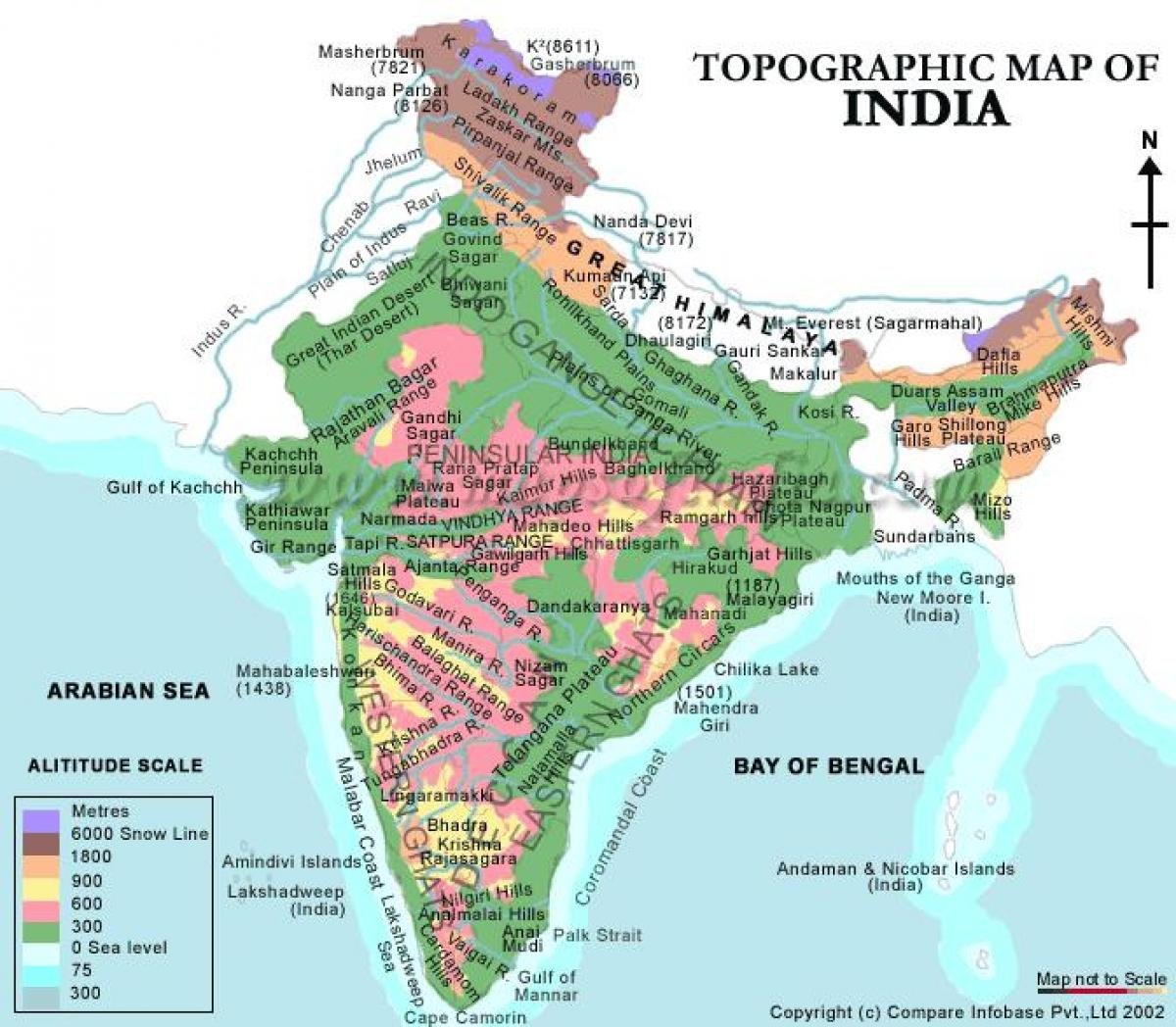 Плоскогорье декан тектоническая структура. Плато Индии на карте. Рельеф Индии карта. Горы Индии на карте. Физическая карта Индии.