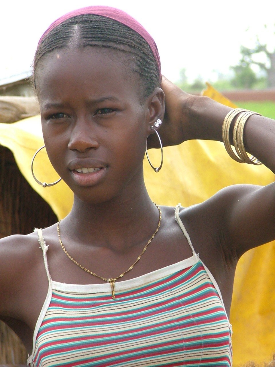 Young Black Girl In Panties