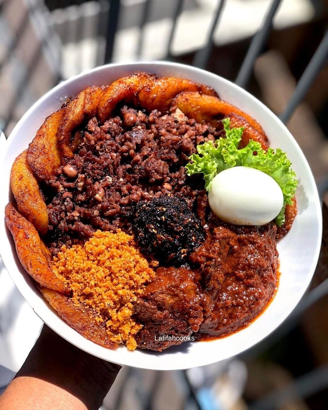 Ghana food Waakye