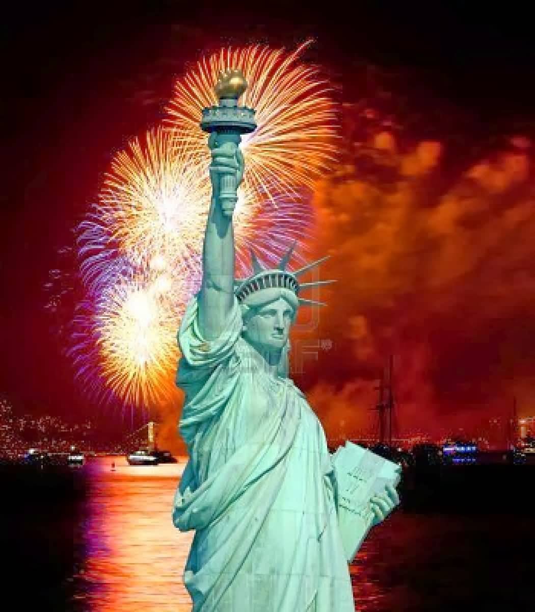 4 July и статуя свободы