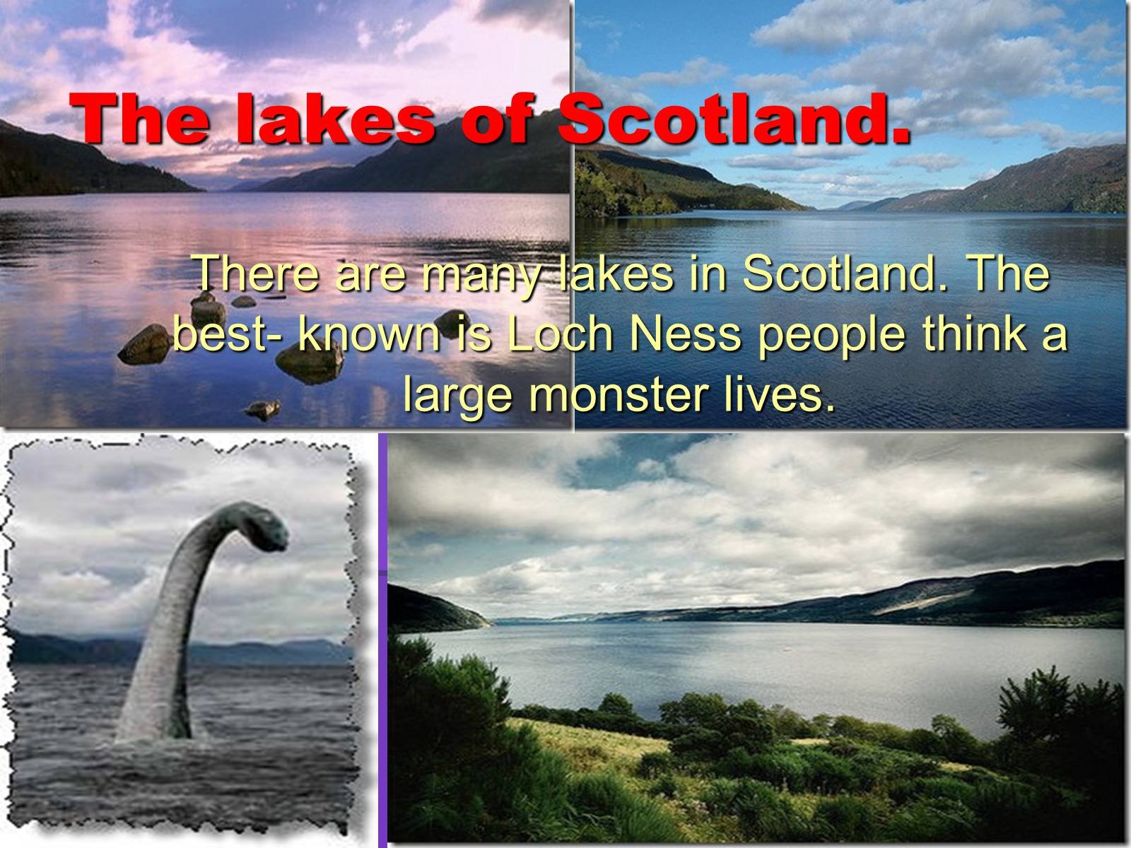 People live in scotland. Презентация по теме Шотландия. Лох Несс Шотландии слайды на английском. Лохнесское чудовище в Шотландии на англ. Лохнесс на английском.