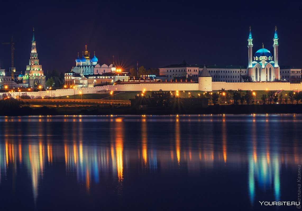 Ночной Кремль Казань