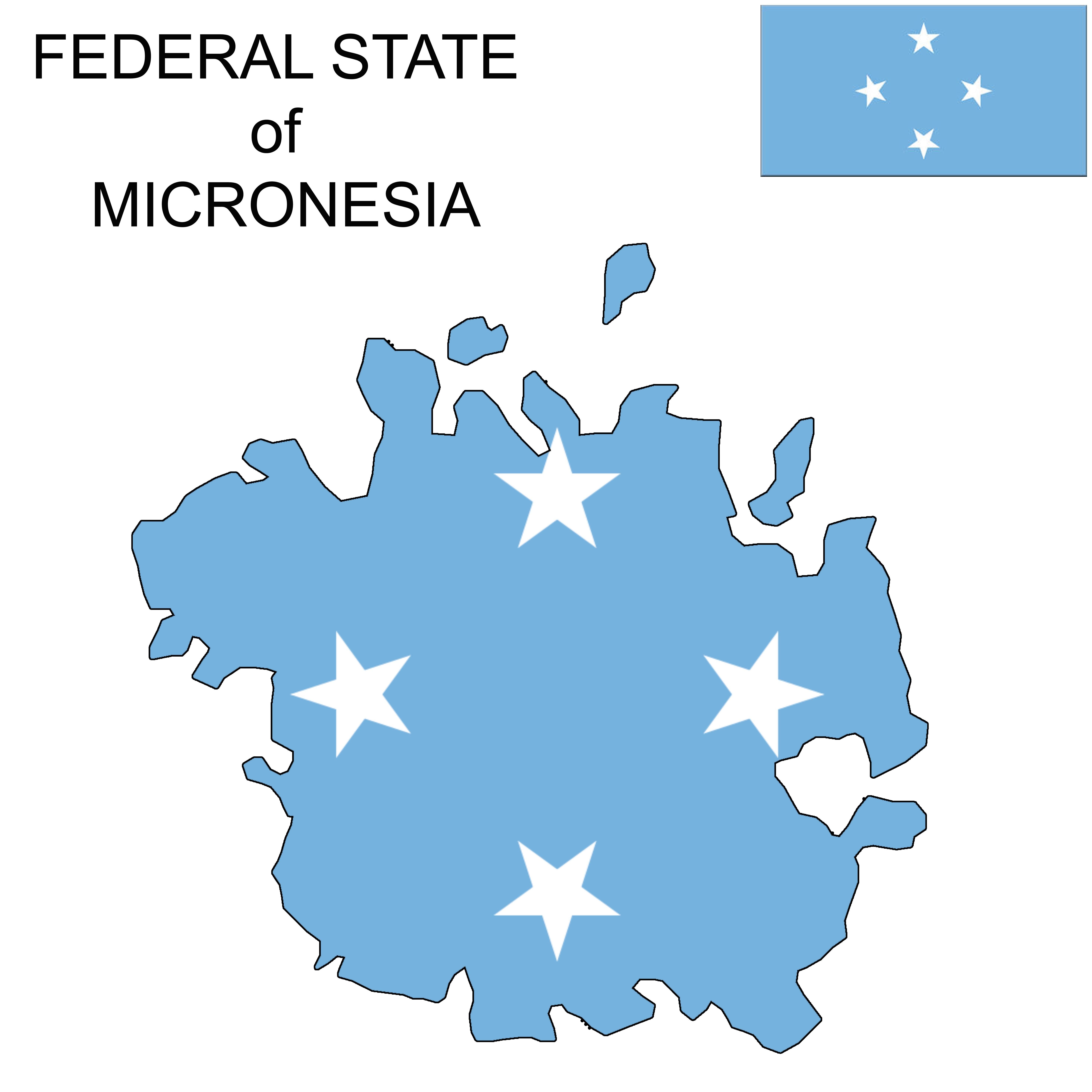 Флаг микронезии. Федеративные штаты Микронезии флаг. Флаг Федерал шт Микронезии. Штаты Микронезии на карте с флагами.
