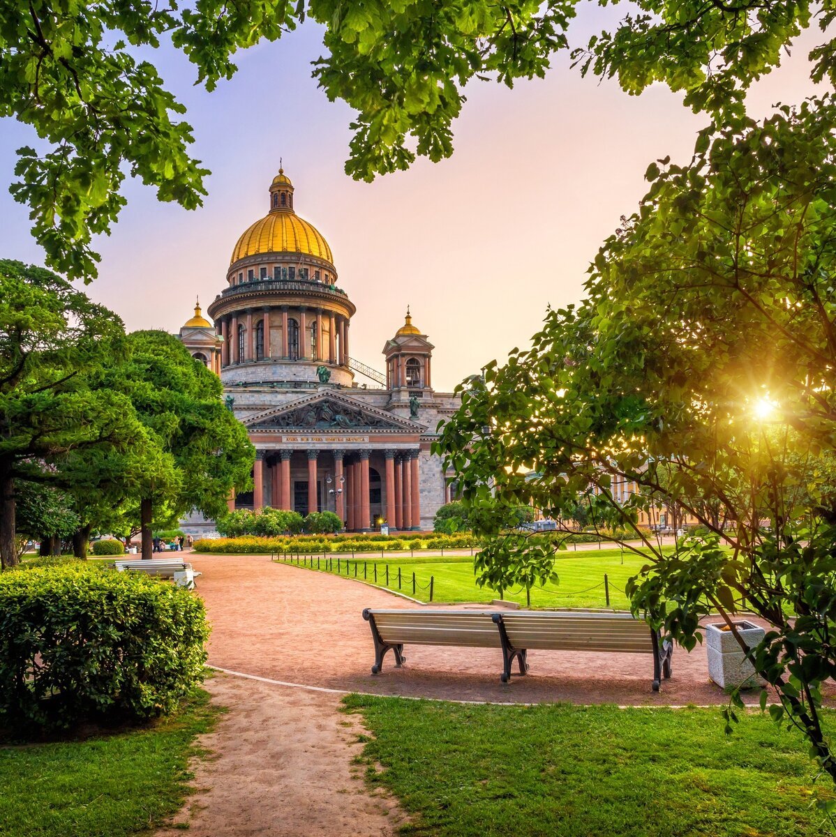 Санкт Петербург Исаакиевский собор осень