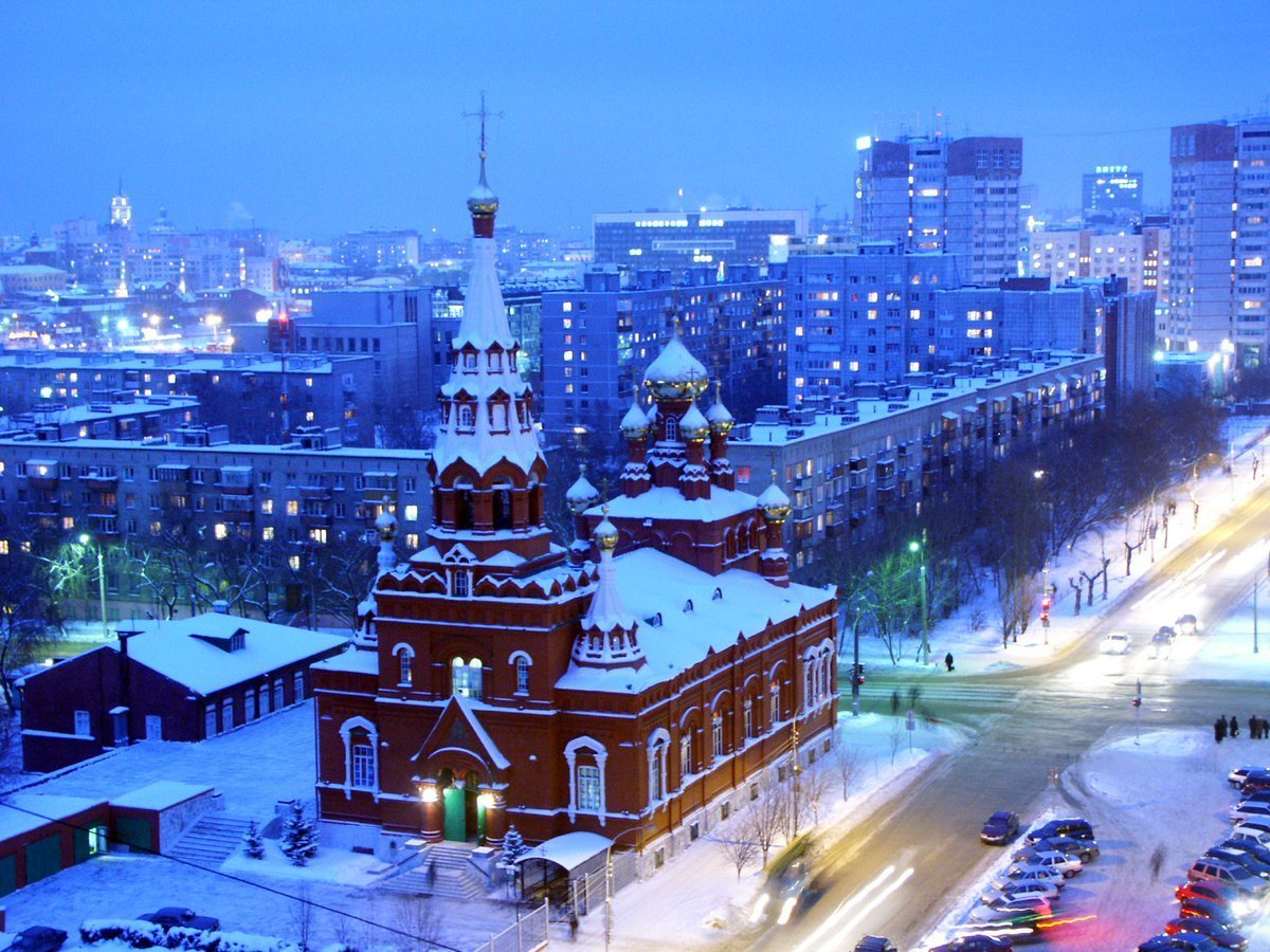 Вознесенская Церковь зимняя Пермь