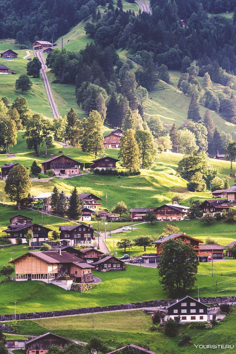 Самая красивая деревня в швейцарии